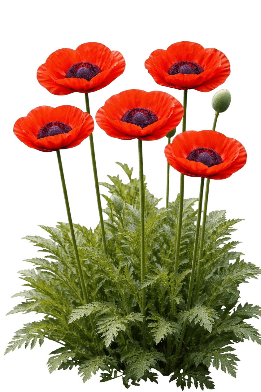 Prince Of Orange Oriental Poppy (Papaver Orientale 'Prince Of Orange') - Perennials