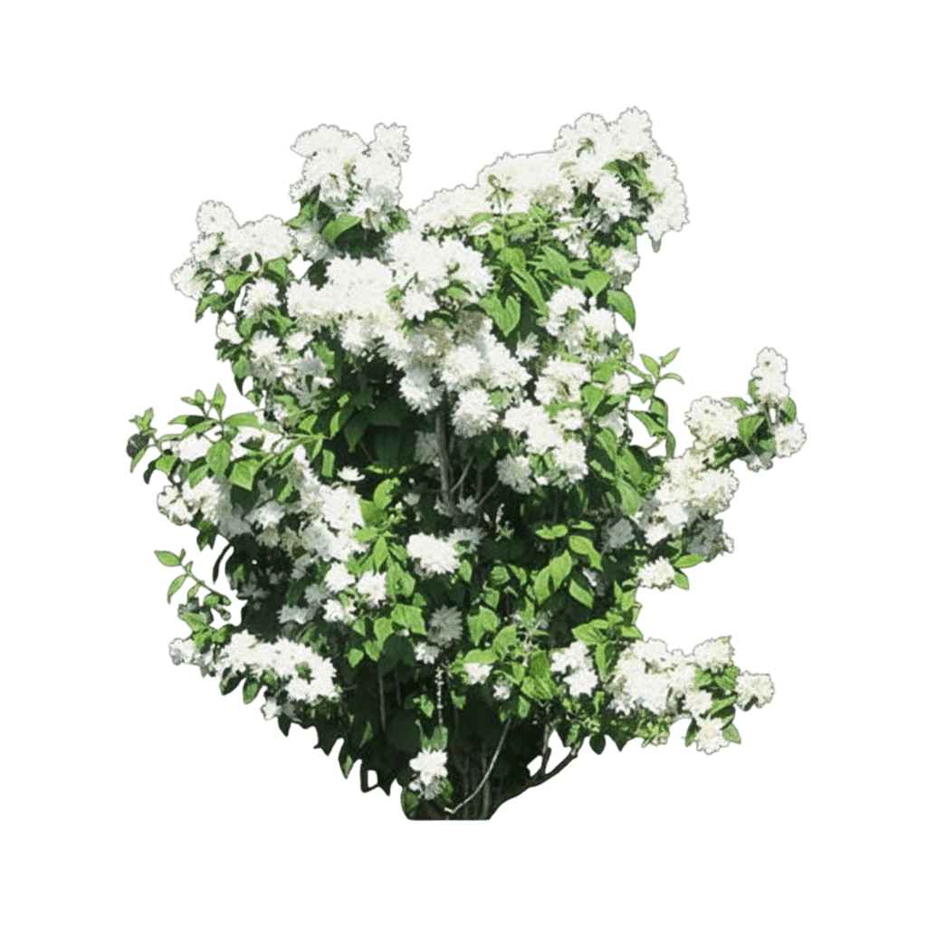 Mockorange, Miniature Snowflake (Philadelphus 'Miniature Snowflake') - Ground Layers