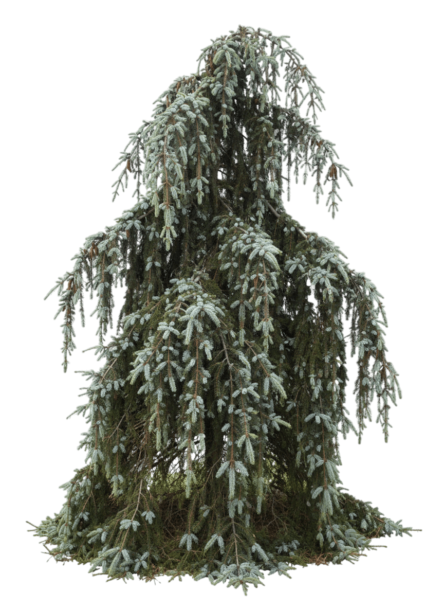 Sky Trails Weeping Serbian Spruce (Picea Omorika 'Sky Trails') - Evergreen Trees