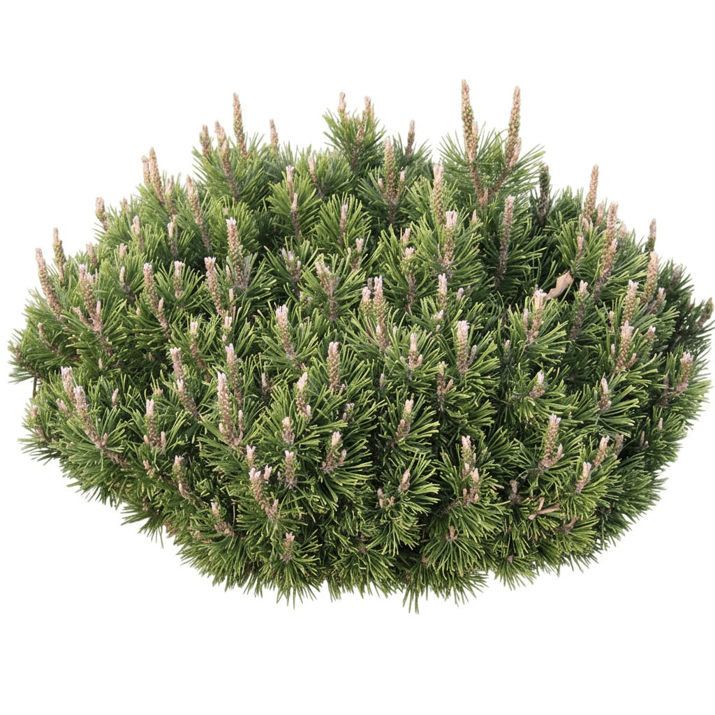 Pine, Slowmound Mugo (Pinus Mugo‘Slowmound’) - Ground Layers