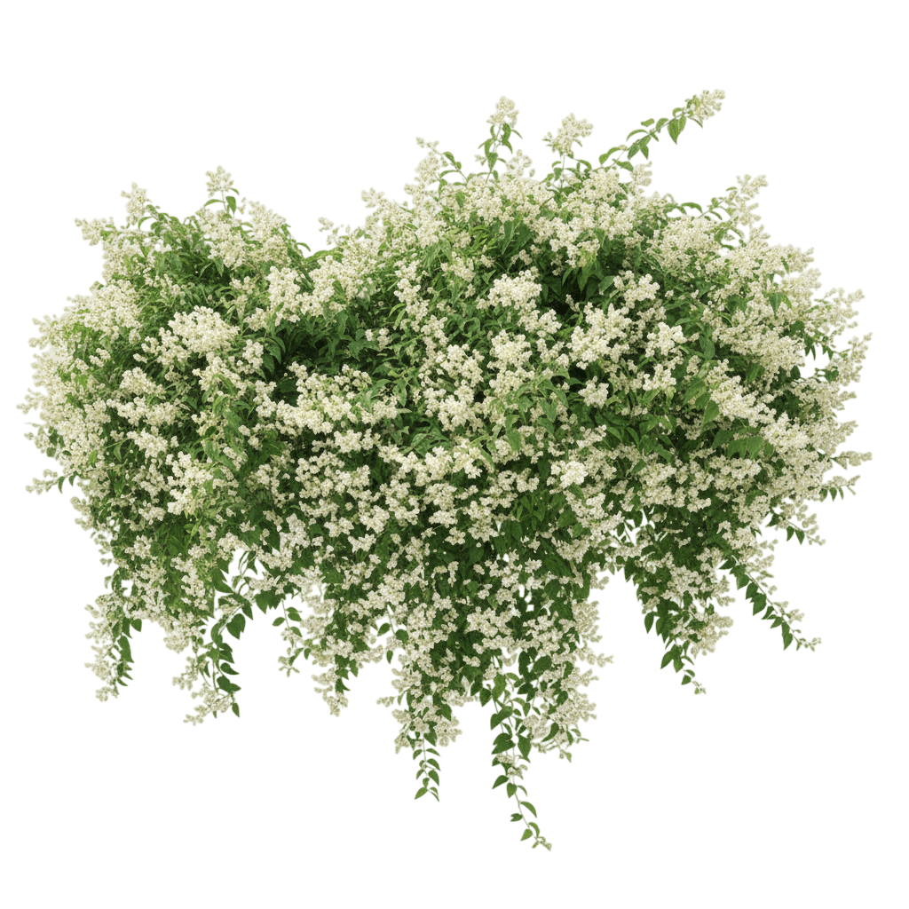 Vine, Silver Lace (Polygonum Aubertii) - Ground Layers