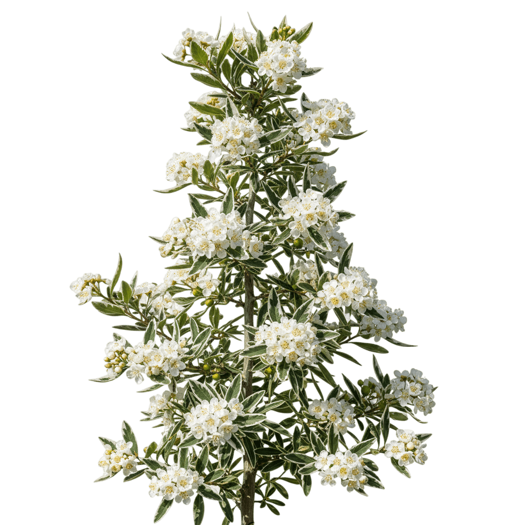 Pyracantha, Silver Lining™ (Pyracantha X Pp 15517 'Cadvar') - Ground Layers