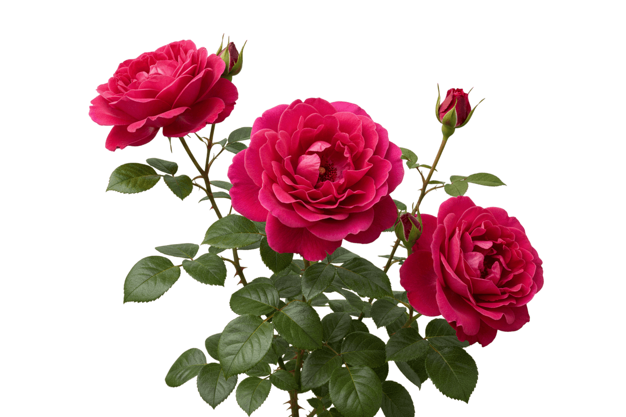 Cinnamon Hearts™ Rose (Rosa 'Cinnamon Hearts') - Ground Layers