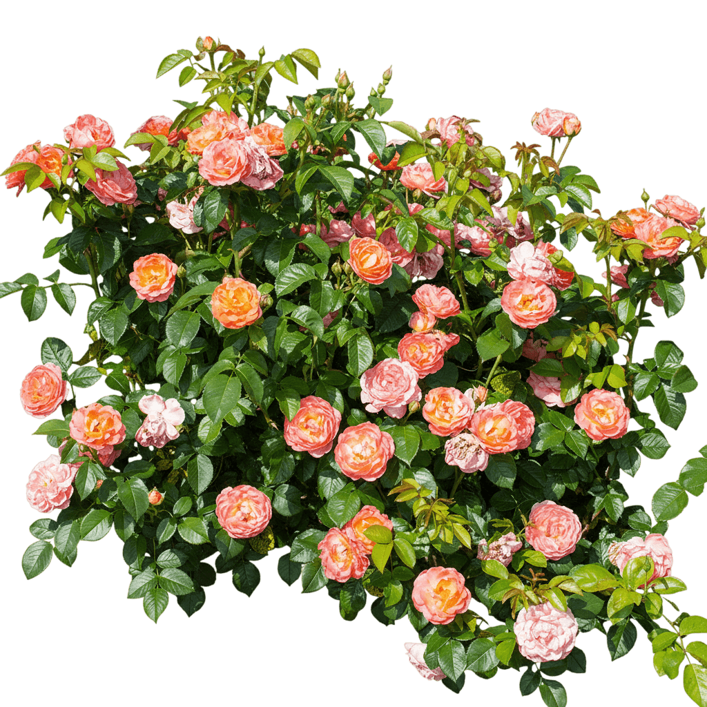 Orange Glow Knock Out®  Rose (Rosa Orange Glow Knock Out 'Radslam') - Ground Layers