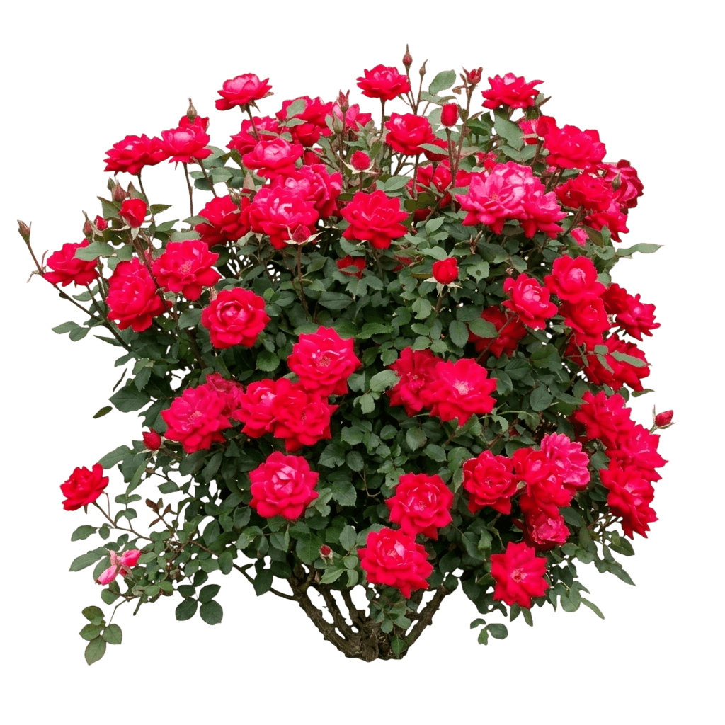 Knock Out Rose (Rosa Red Knock Out®) - Ground Layers