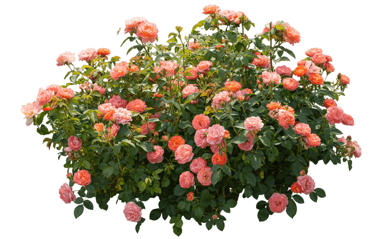 Orange Glow  Knock Out Rose (Rosa X ‘Radslam’) - Ground Layers