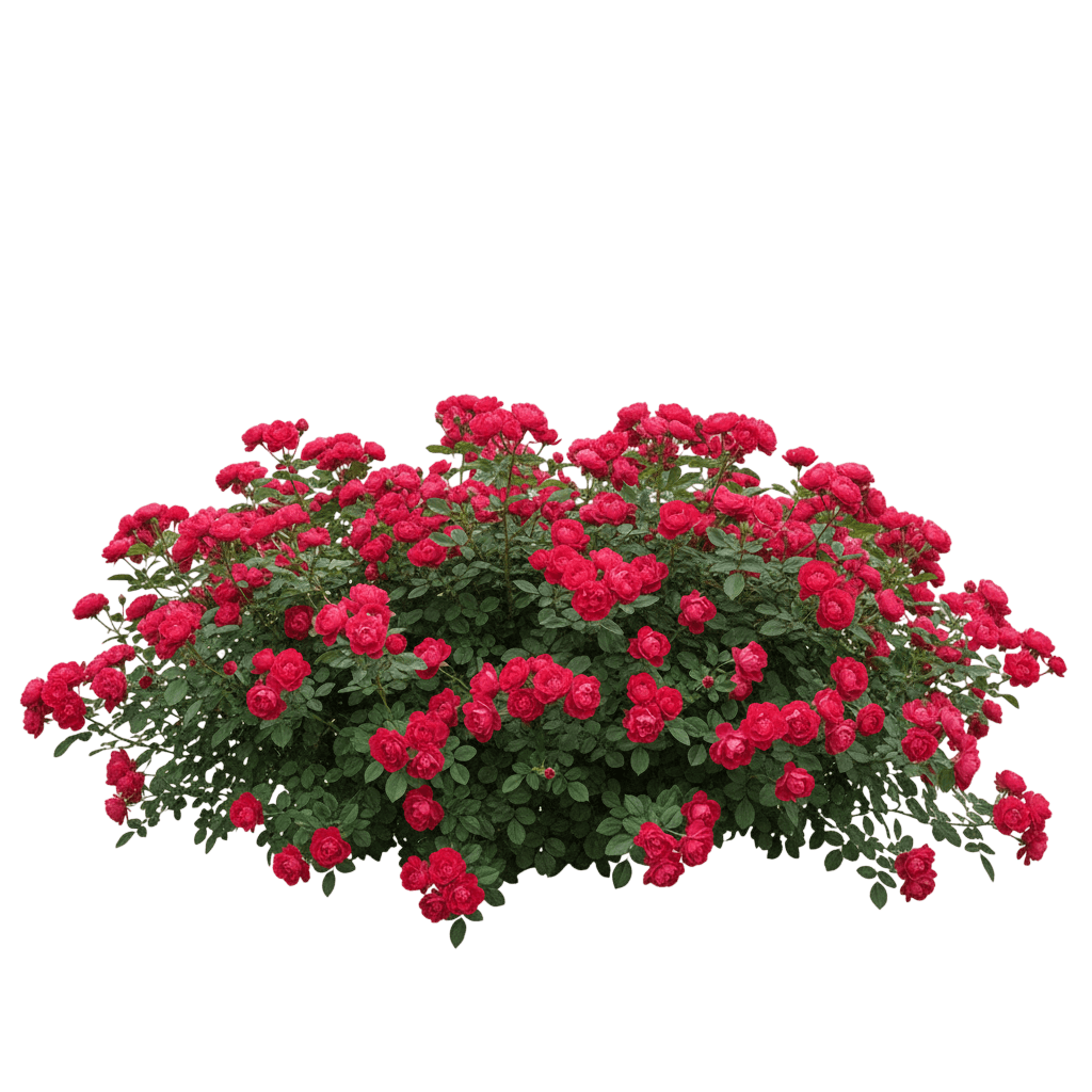 Oso Easy® Double Red® Rose (Rosa X Oso Easy Double Red 'Meipeporia') - Ground Layers