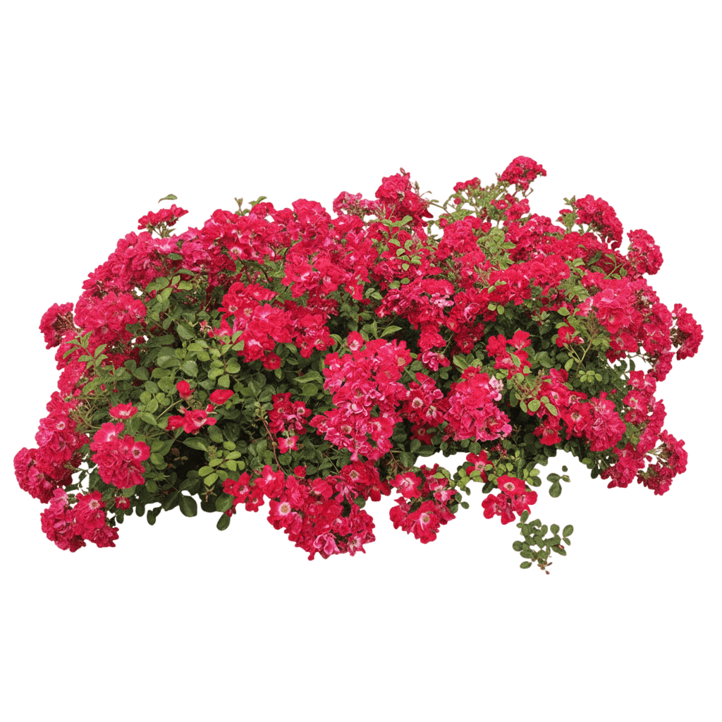 Rose, Red Meidiland® (Rosa X Red Meidiland) - Ground Layers