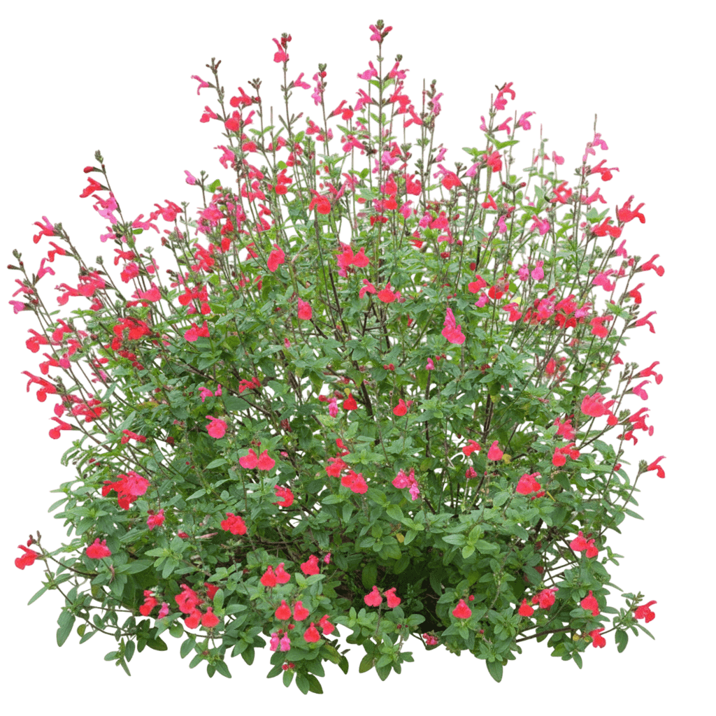 Sage, Furman'S Red (Salvia Greggii ‘Furmans Red’) - Ground Layers