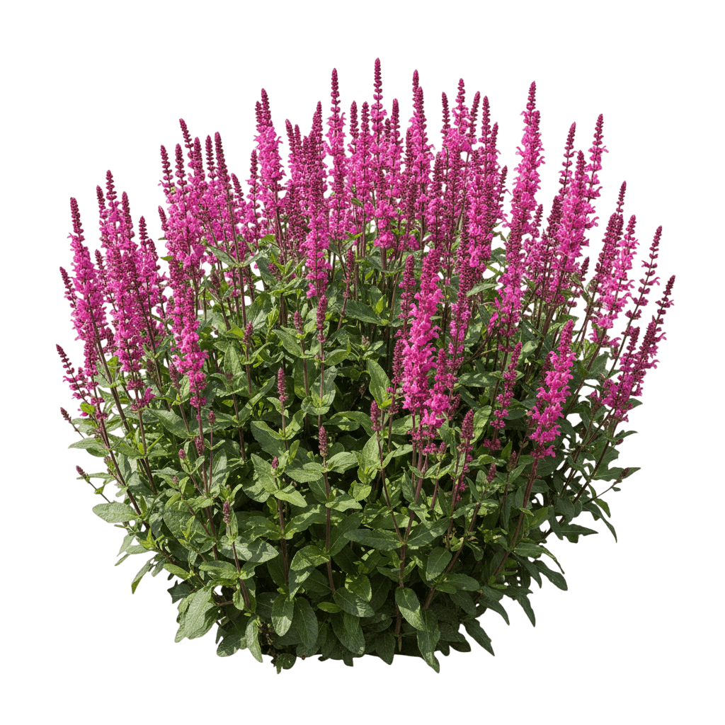 New Dimension Rose Salvia (Salvia Nemerosa 'New Dimension Rose') - Perennials