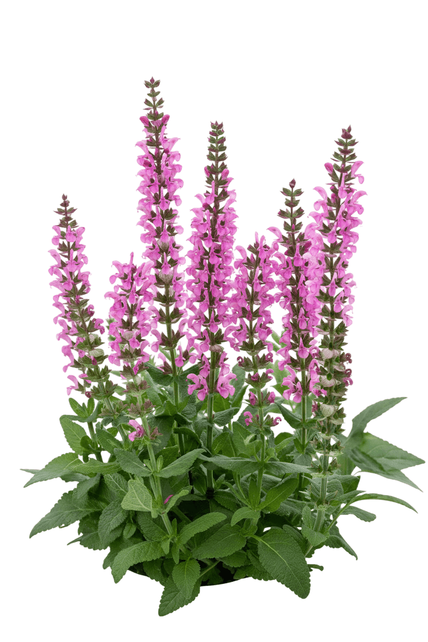 Meadow Sage, 'Swifty Rose' (Salvia Nemorosa 'Swifty Rose') - Perennials