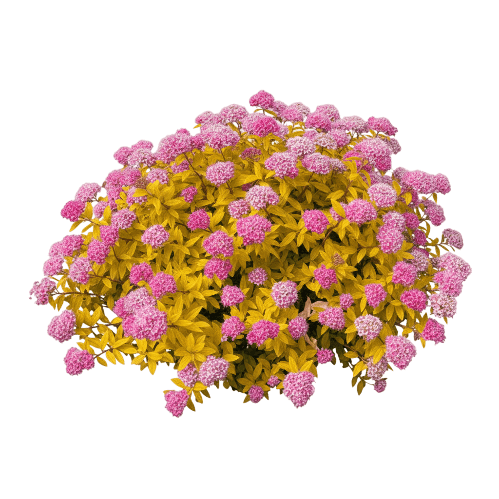 Gold Mound Spirea (Spiraea Japonica ( ) 'Gold Mound') - Ground Layers