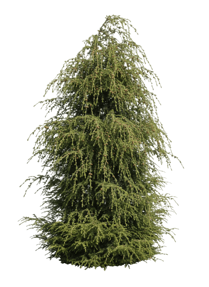 Weeping Hemlock Mound (Tsuga Canadensis 'Pendula') - Evergreen Trees