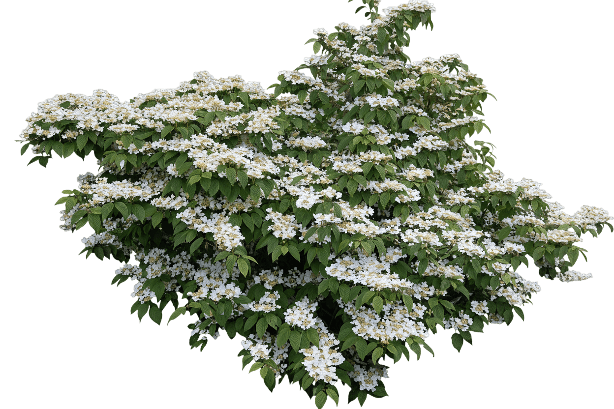 Popcorn Snowball Viburnum (Viburnum Plicatum F. Pilcatum 'Popcorn') - Ground Layers