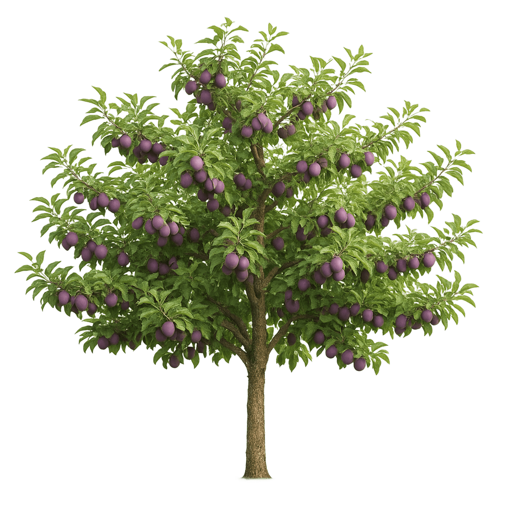 Plum, Italian (Prunus Domestica) - Fruit Trees