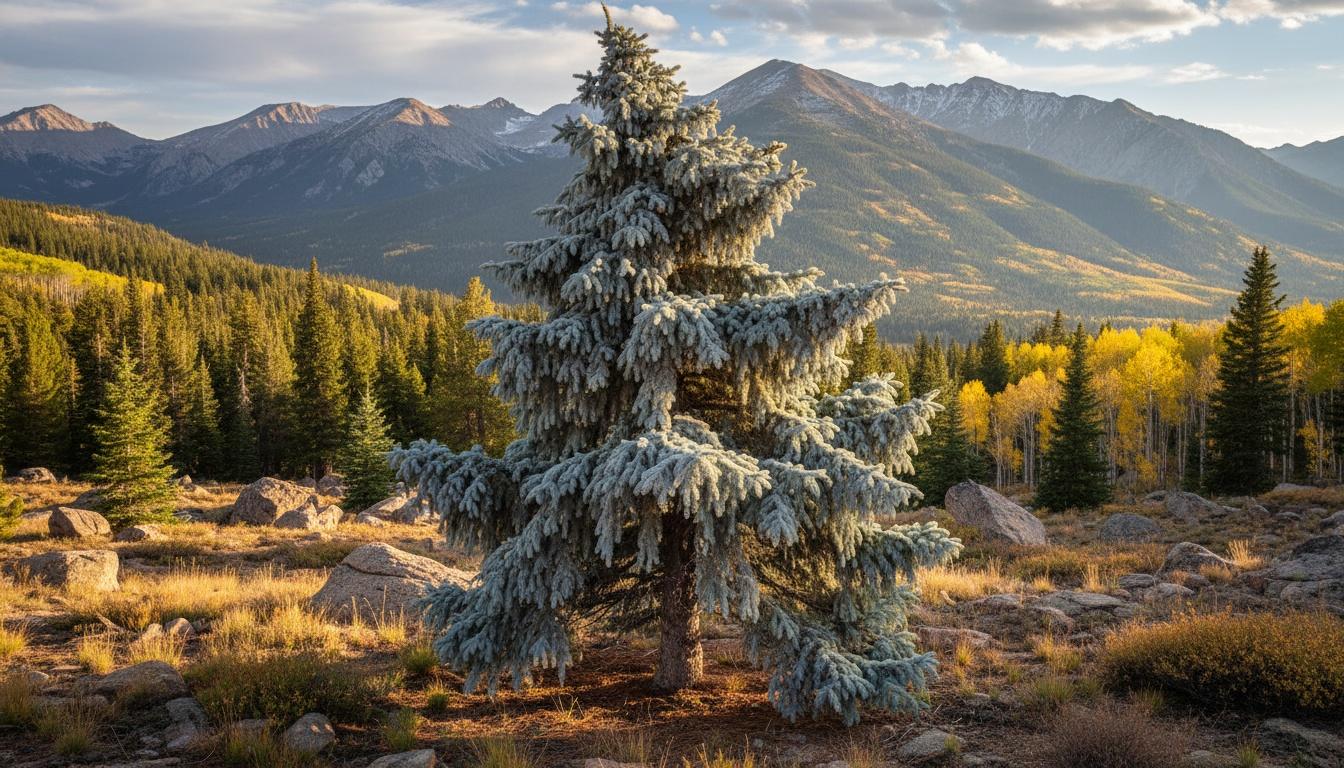 White Fir 'Blue Cloak' (Abies Concolor 'Blue Cloak') - Evergreen Trees