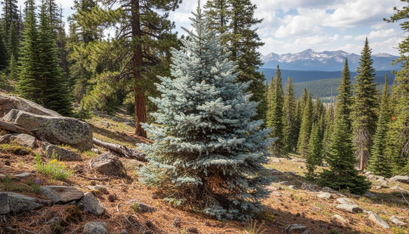 White Fir 'Blue Select' (Abies Concolor 'Blue Select') - Evergreen Trees