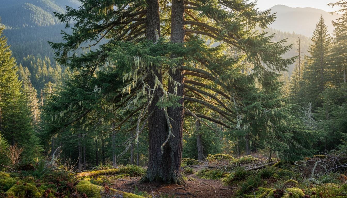 Grand Fir (Abies Grandis) - Evergreen Trees