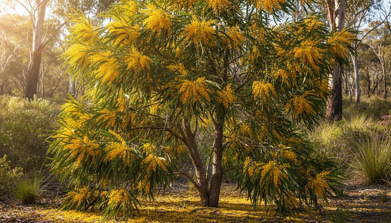 Sydney Golden Wattle (Acacia Longifolia) - Flowering Trees