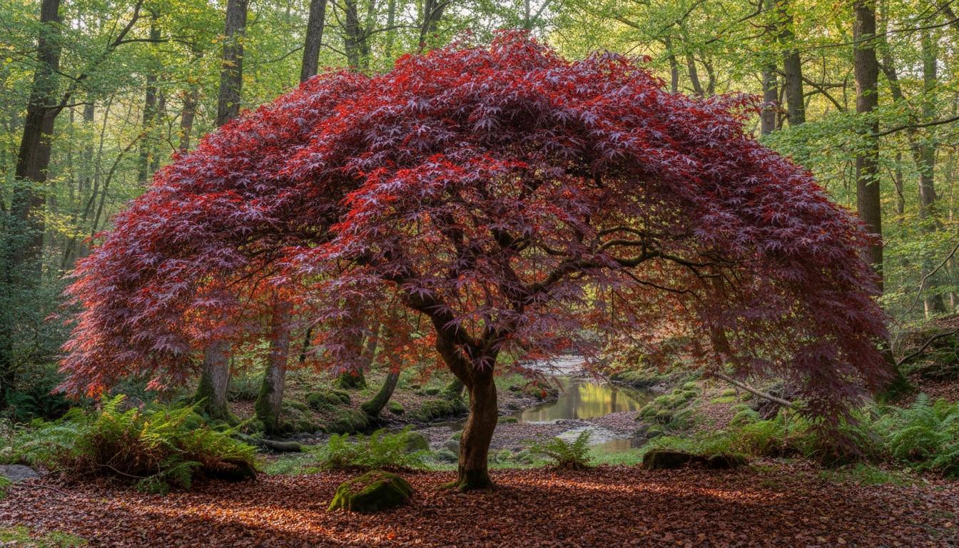 Red-Leaf Japanese Maple 'Emperor I' (Acer Palmatum Atropurpureum 'Emperor I') - Shade Trees
