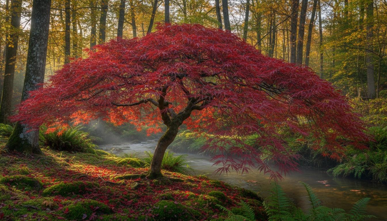 Red-Leaf Japanese Maple 'Purple Ghost' (Acer Palmatum Atropurpureum 'Purple Ghost') - Shade Trees