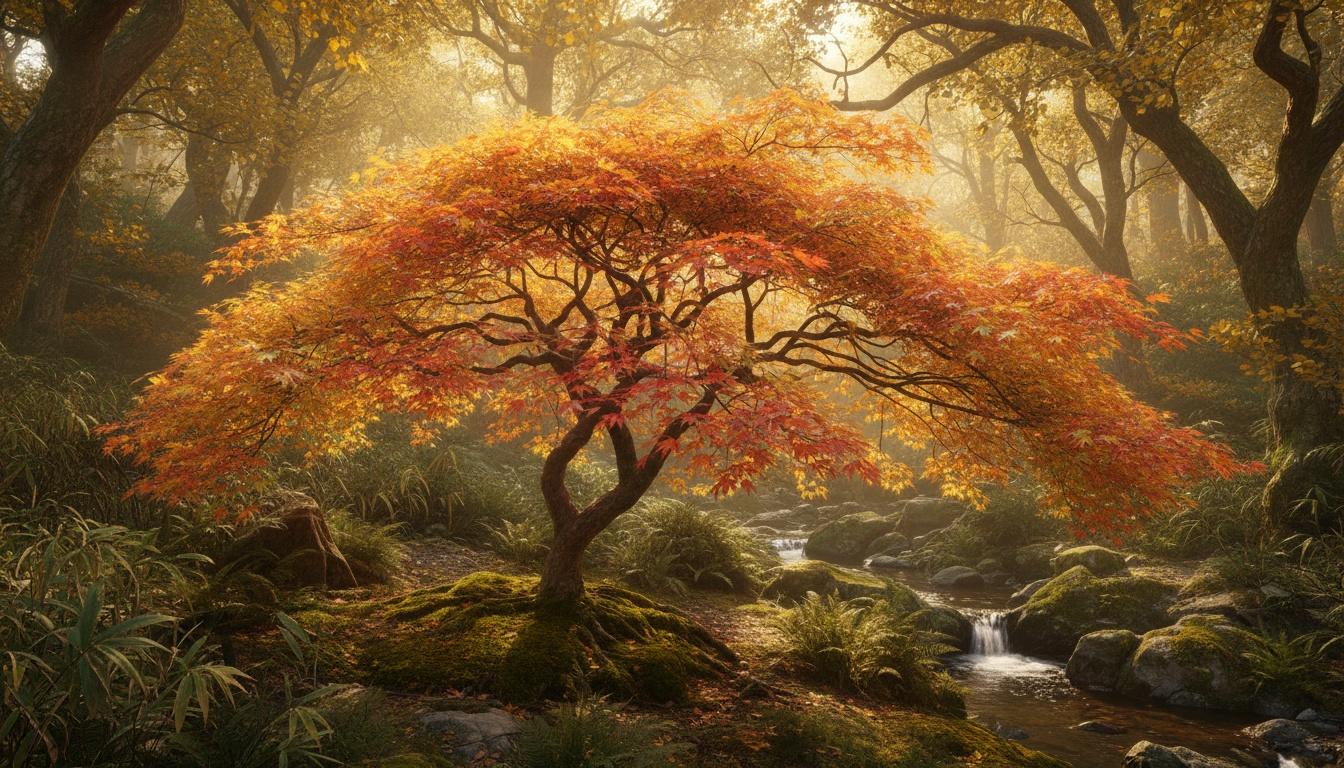 Full Moon Japanese Maple 'Autumn Moon' (Acer Shirasawanum 'Autumn Moon') - Shade Trees