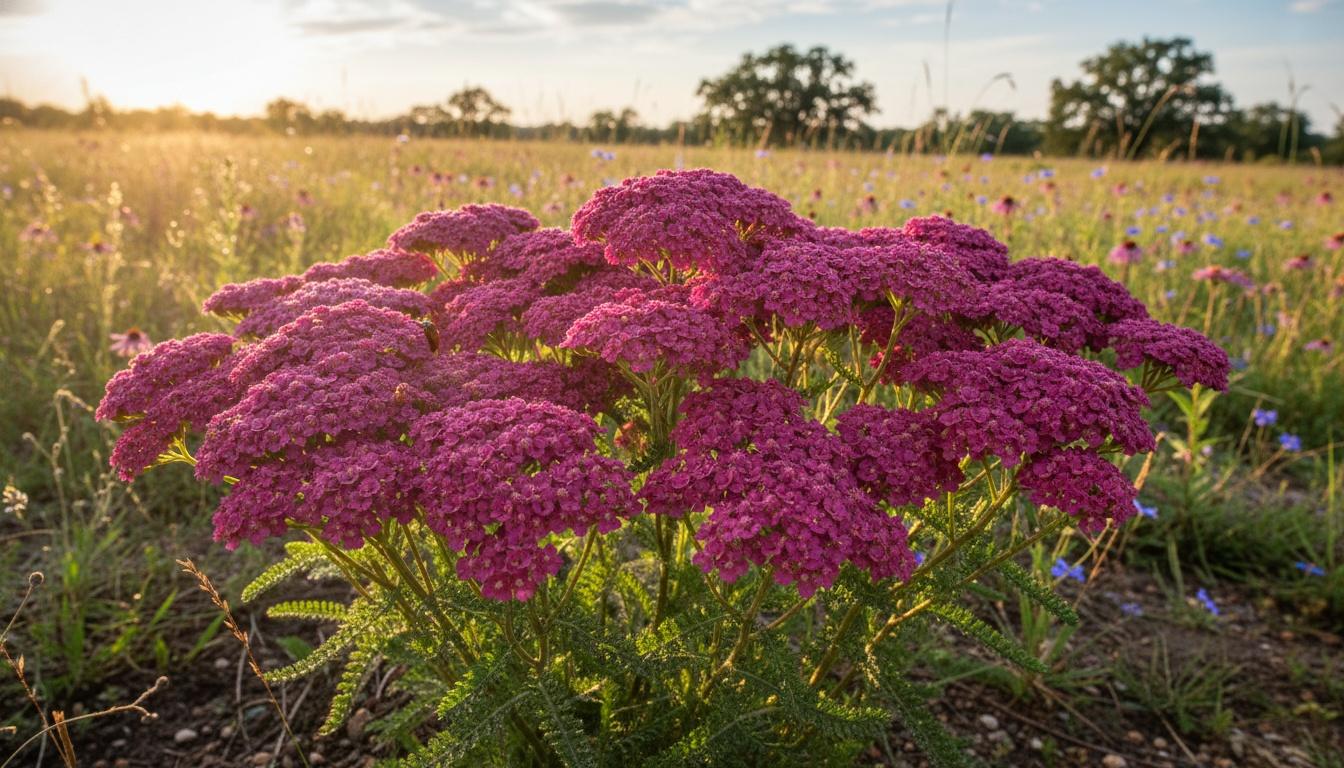 Deep Pink Yarrow 'Balvinrose' Pp25712 New Vintage™ Pp25712 New Vintage™ (Achillea Millefolium  Rose 'Balvinrose') - Perennials