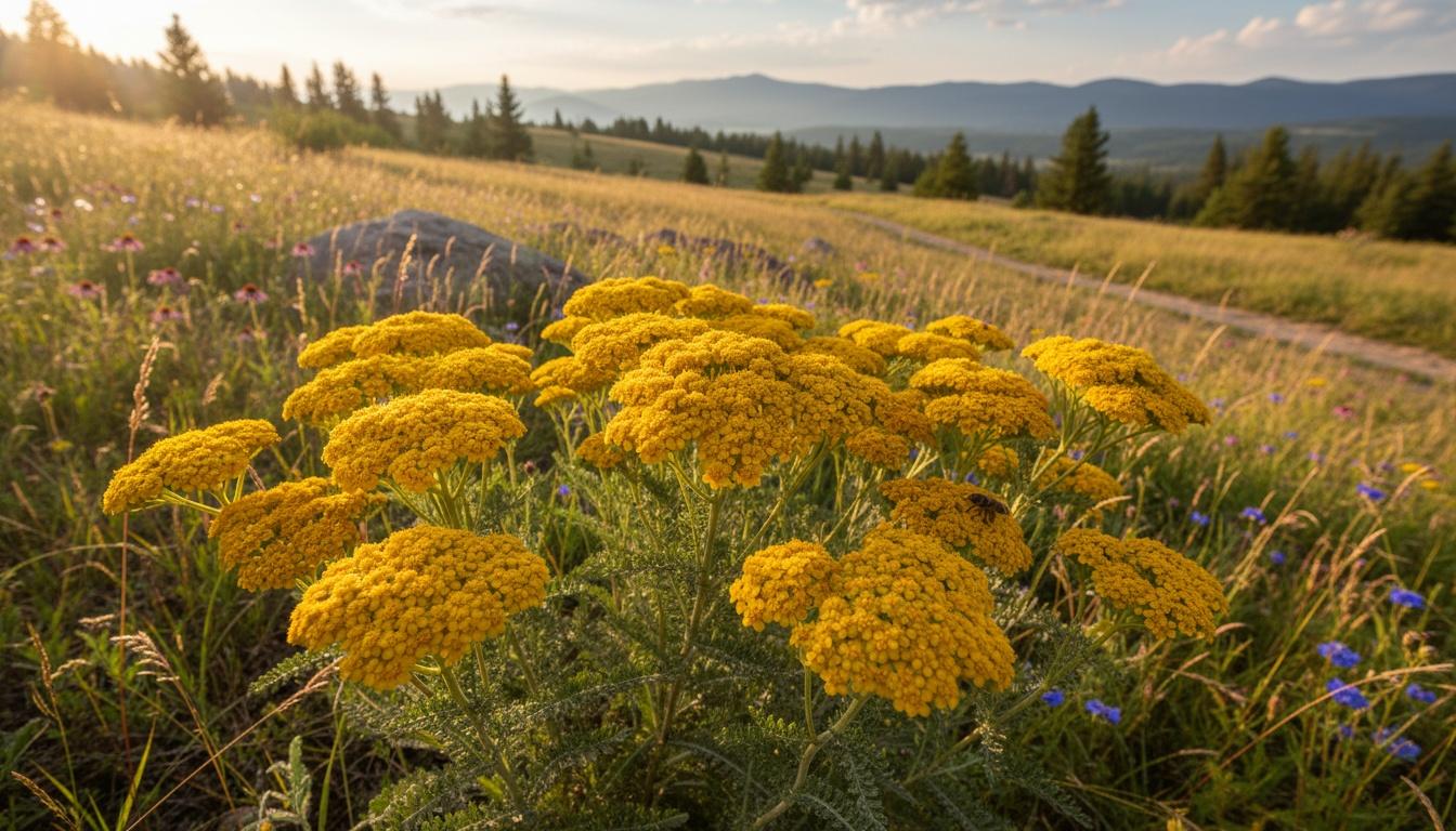 Yellow Yarrow 'Coronation Gold' (Achillea Millefolium 'Coronation Gold') - Perennials