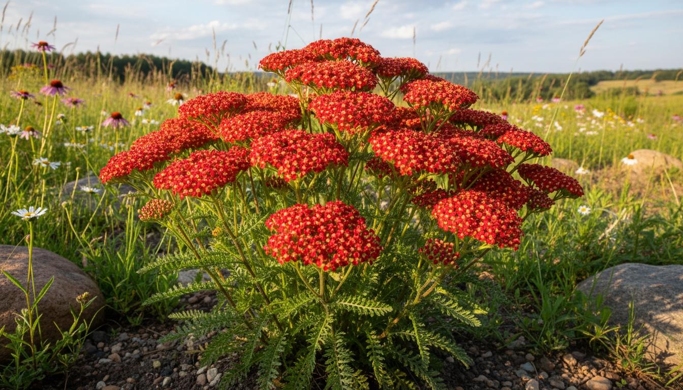 Red Yarrow 'Paprika' (Achillea Millefolium 'Paprika') - Perennials