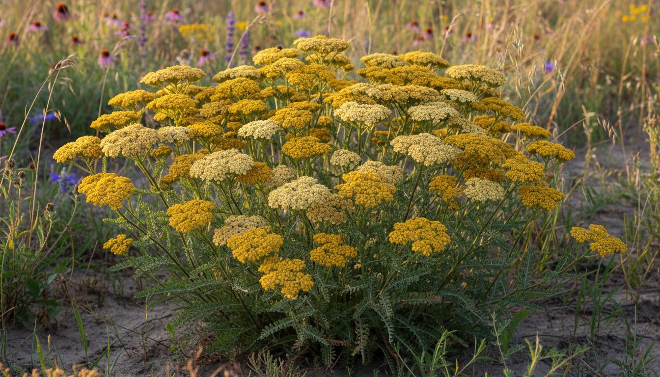 Yellow Yarrow 'Sassy Summer Lemon' (Achillea Pp31693 'Sassy Summer Lemon') - Perennials