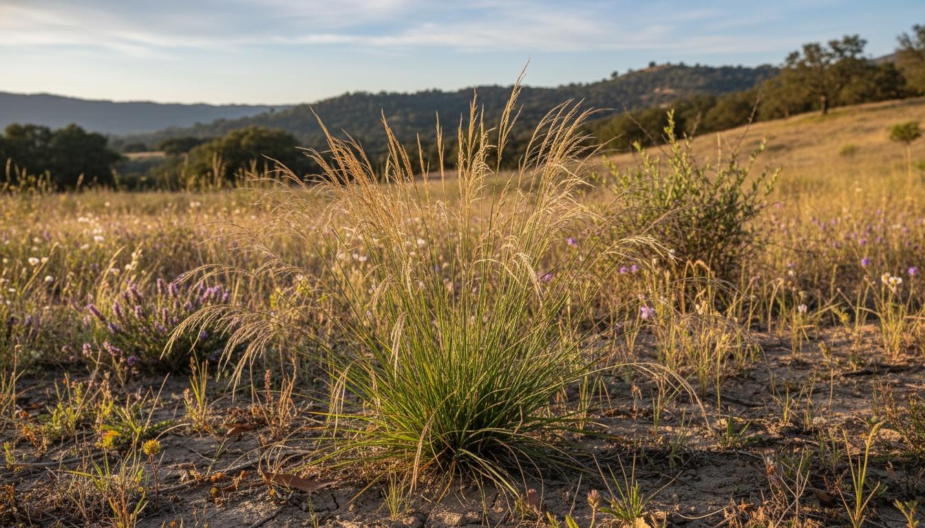 Lemmon'S Needlegrass (Achnatherum Lemmonii Var. Lemmonii) - Grasses
