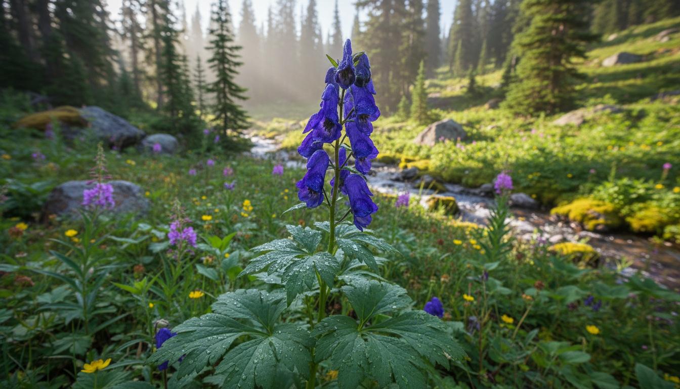 Columbian Monkshood (Aconitum Columbianum) - Perennials