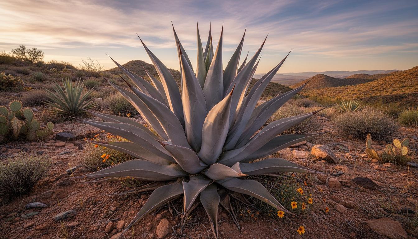 Lavender Lady Agave (Agave 'Lavender Lady') - Succulents