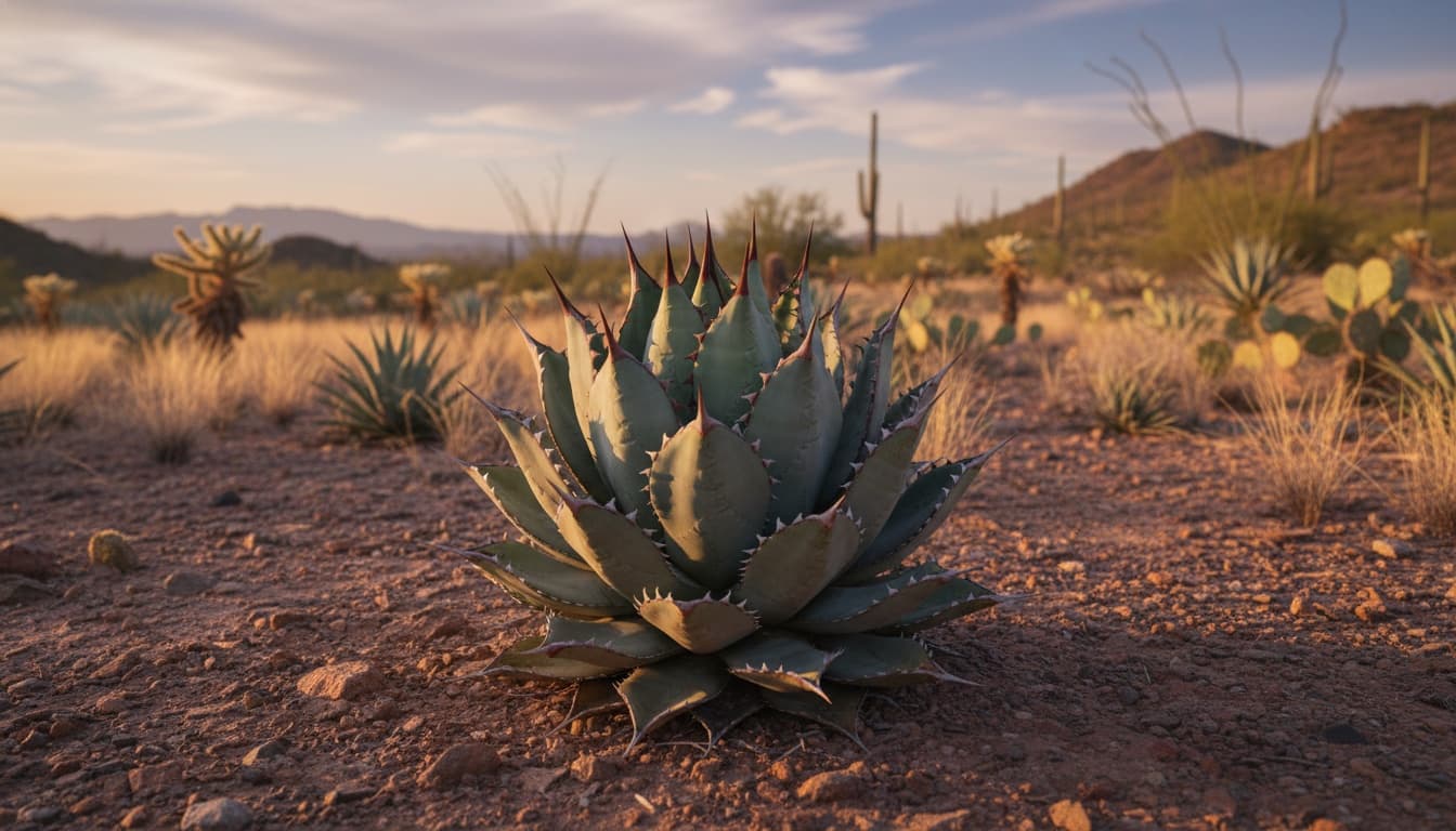 Cabbage Head Agave (Agave Parrasana) - Succulents
