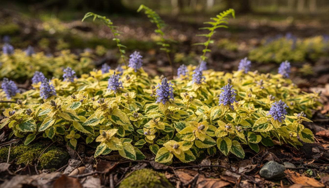 Bugleweed 'Golden Glow' (Ajuga Reptans 'Golden Glow') - Perennials