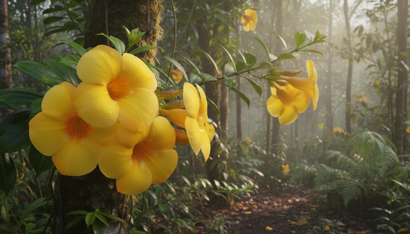 Golden Trumpet (Allamanda Cathartica) - Ground Layers