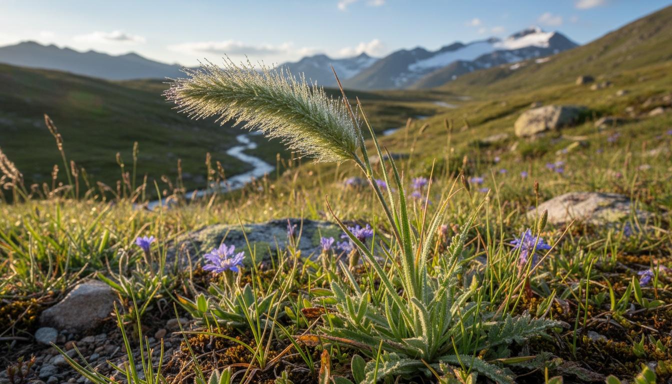 Alpine Meadow-Foxtail (Alopecurus Magellanicus) - Grasses