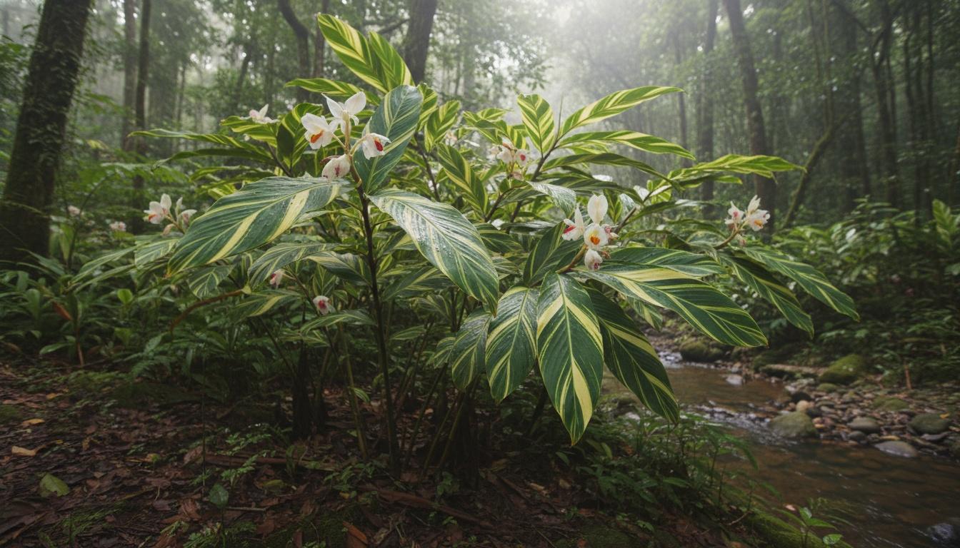 Variegated Ginger (Alpinia Zerumbet ‘Variegata’) - Ground Layers