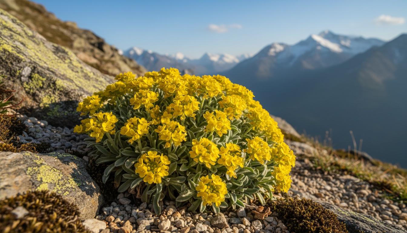Alpine Alyssum Madwort 'Golden Spring' (Alyssum Wulfenianum 'Golden Spring') - Perennials