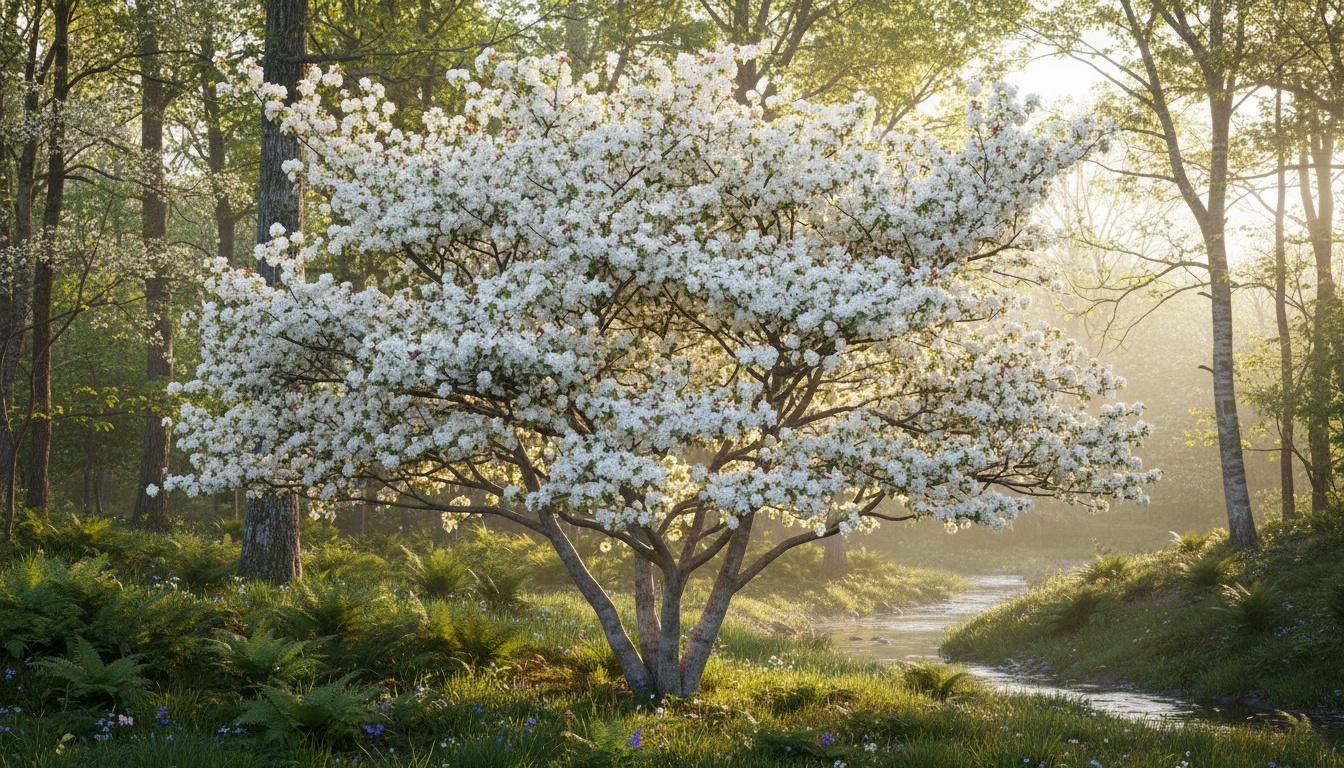 Serviceberry Tree 'Snowcloud' (Amelanchier Laevis 'Snowcloud') - Flowering Trees