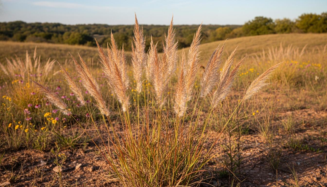 Splitbeard Bluestem (Andropogon Ternarius) - Grasses