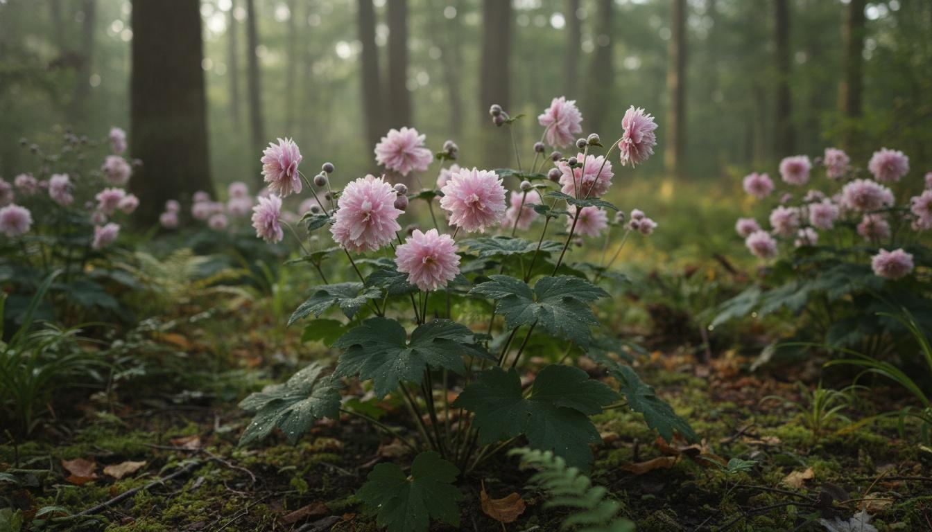 Japanese Windflower 'Puff® Pink' (Anemone 'Puff® Pink') - Perennials
