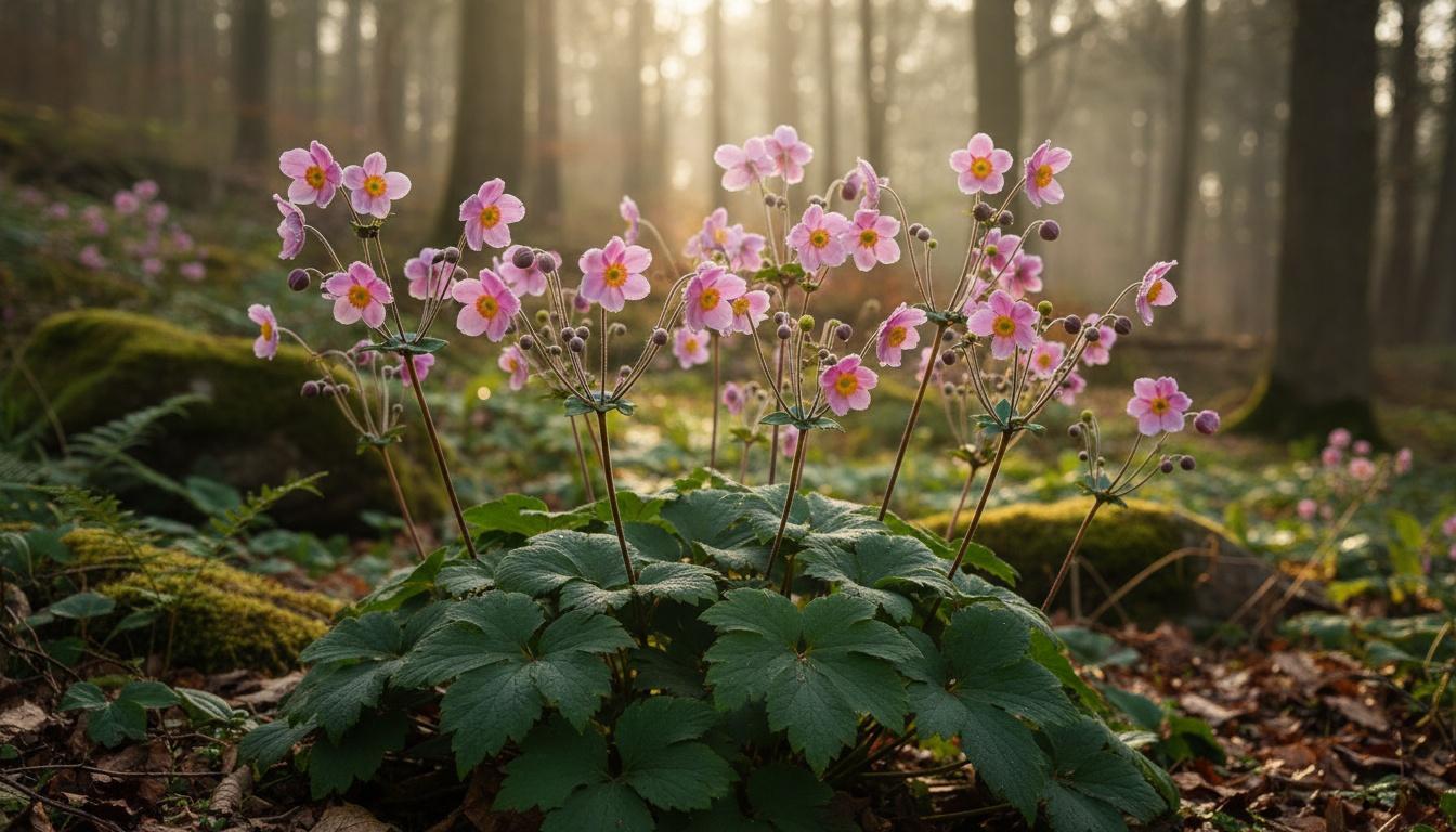 Grape Leaf Anemone 'Robustissima' (Anemone Tomentosa 'Robustissima') - Perennials
