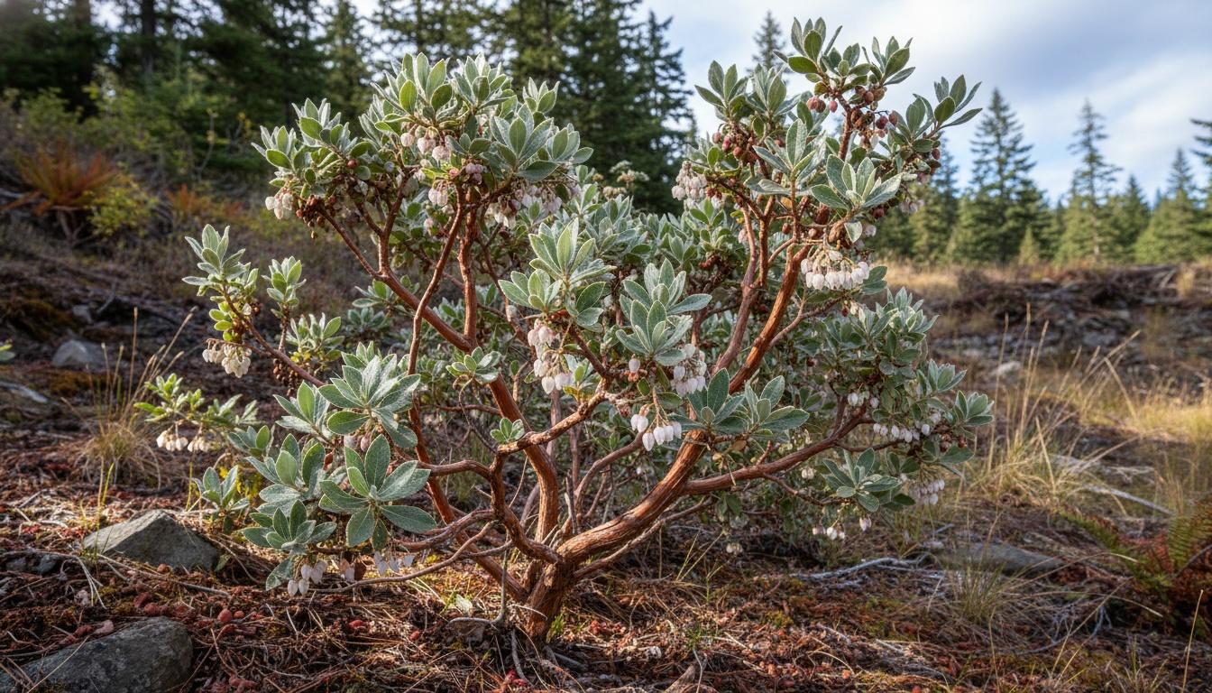 Hairy Manzanita (Arctostaphylos Columbiana) - Ground Layers