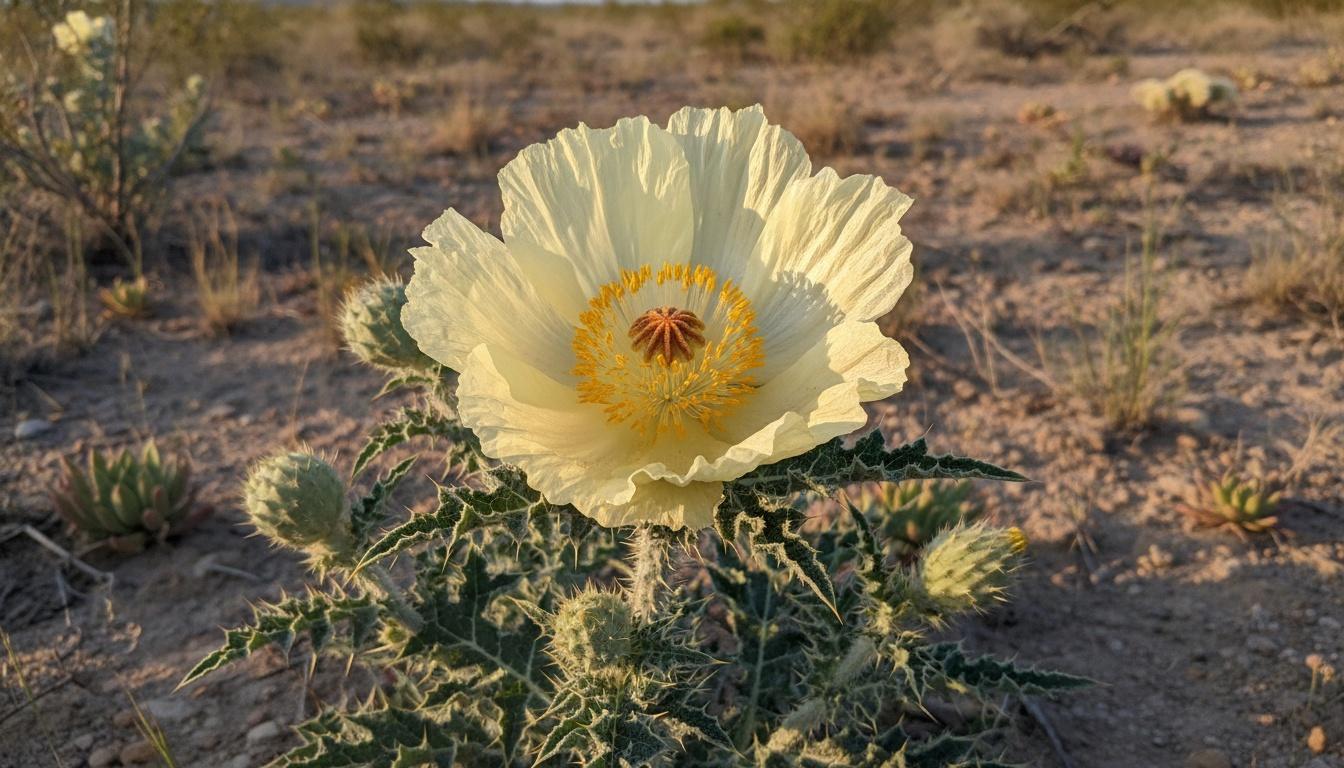 Crested Pricklypoppy (Argemone Polyanthemos) - Perennials