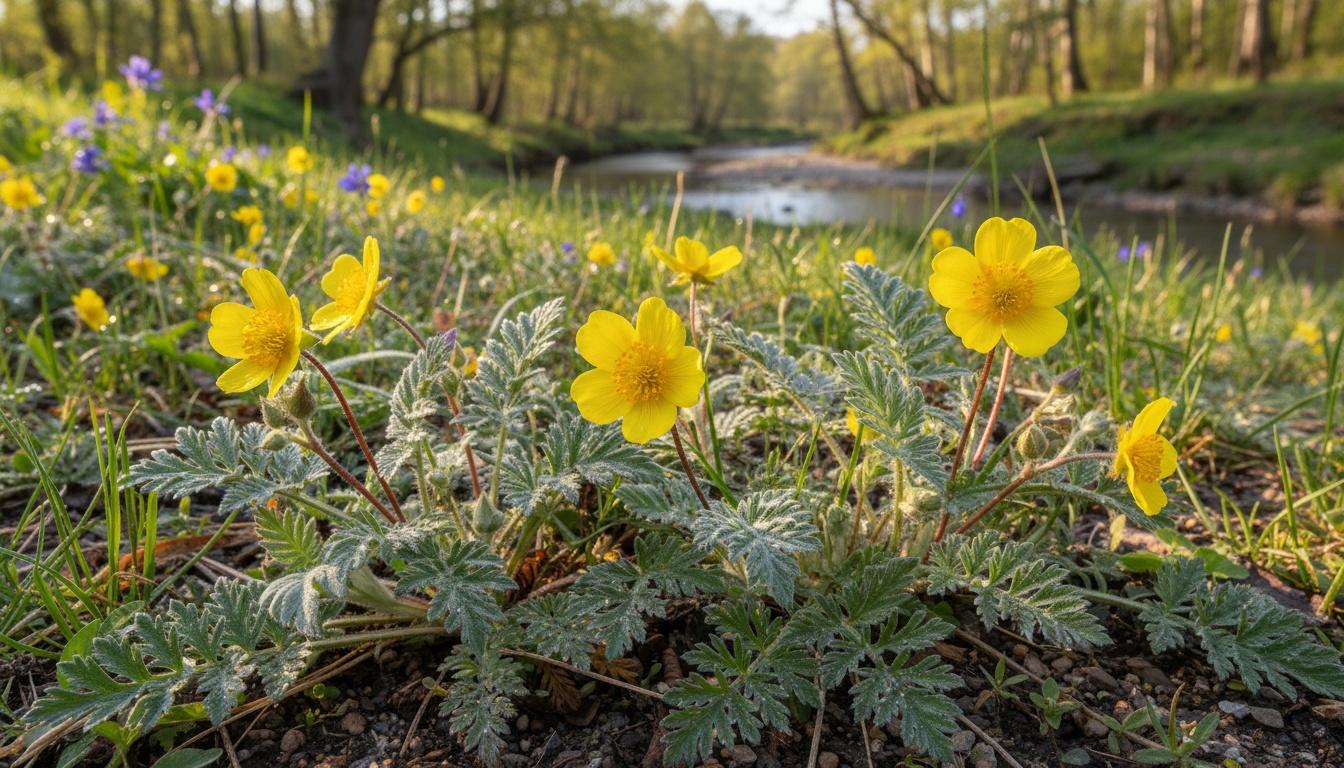 Silverweed Cinquefoil (Argentina Anserina) - Perennials