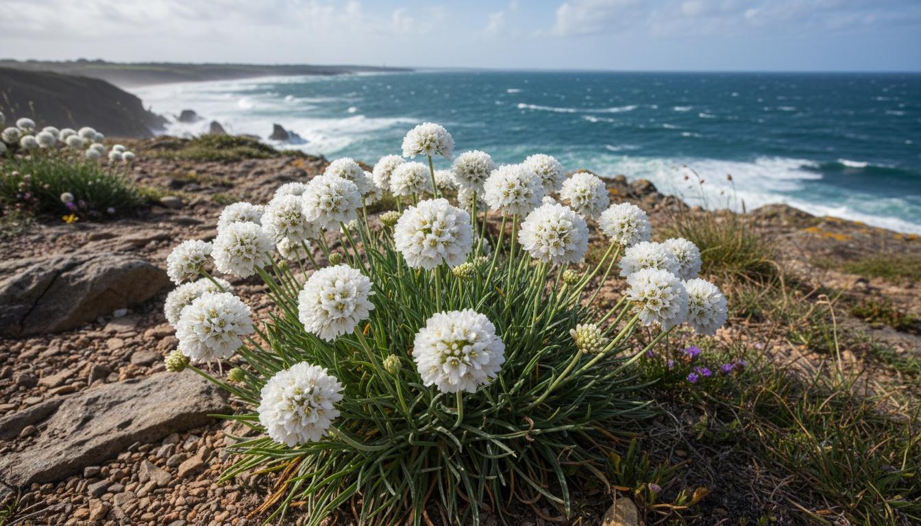 Sea Pink Thrift 'Morning Star White' (Armeria Maritima 'Morning Star White') - Perennials