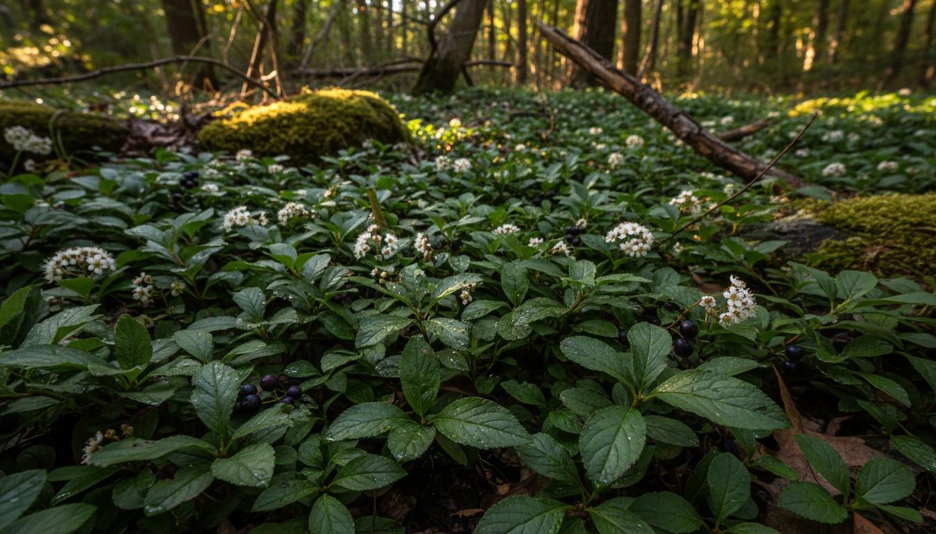 Ground Hug Spreading Chokeberry 'Uconnam012' Pp31821 Ground Hug® Pp31821 Ground Hug® (Aronia Melanocarpa 'Uconnam012') - Ground Layers