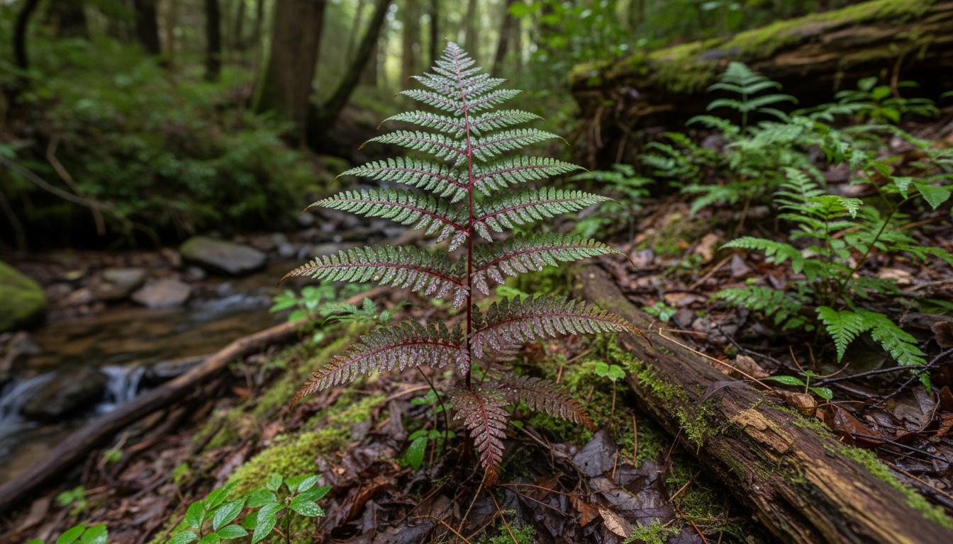 Lady Fern 'Lady In Red' (Athyrium Felix-Forma Filix-Feminia 'Lady In Red') - Perennials