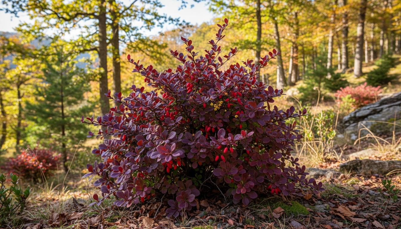 Dwarf Red Barberry 'Moretti Select' First Editions® First Editions® (Berberis Thunbergii Atro Cabernet® 'Moretti Select') - Ground Layers